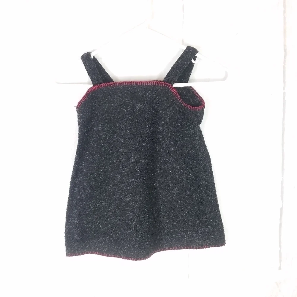 Simply Basic Scottie dog sweater suspender dress